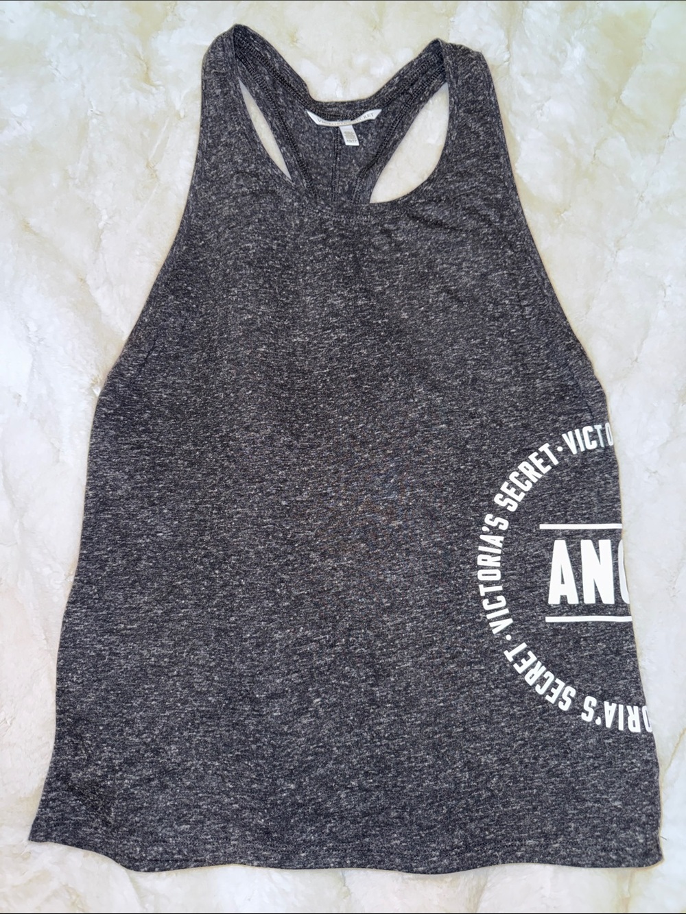 Victoria's Secret Dark Gray Heather Racerback Tank